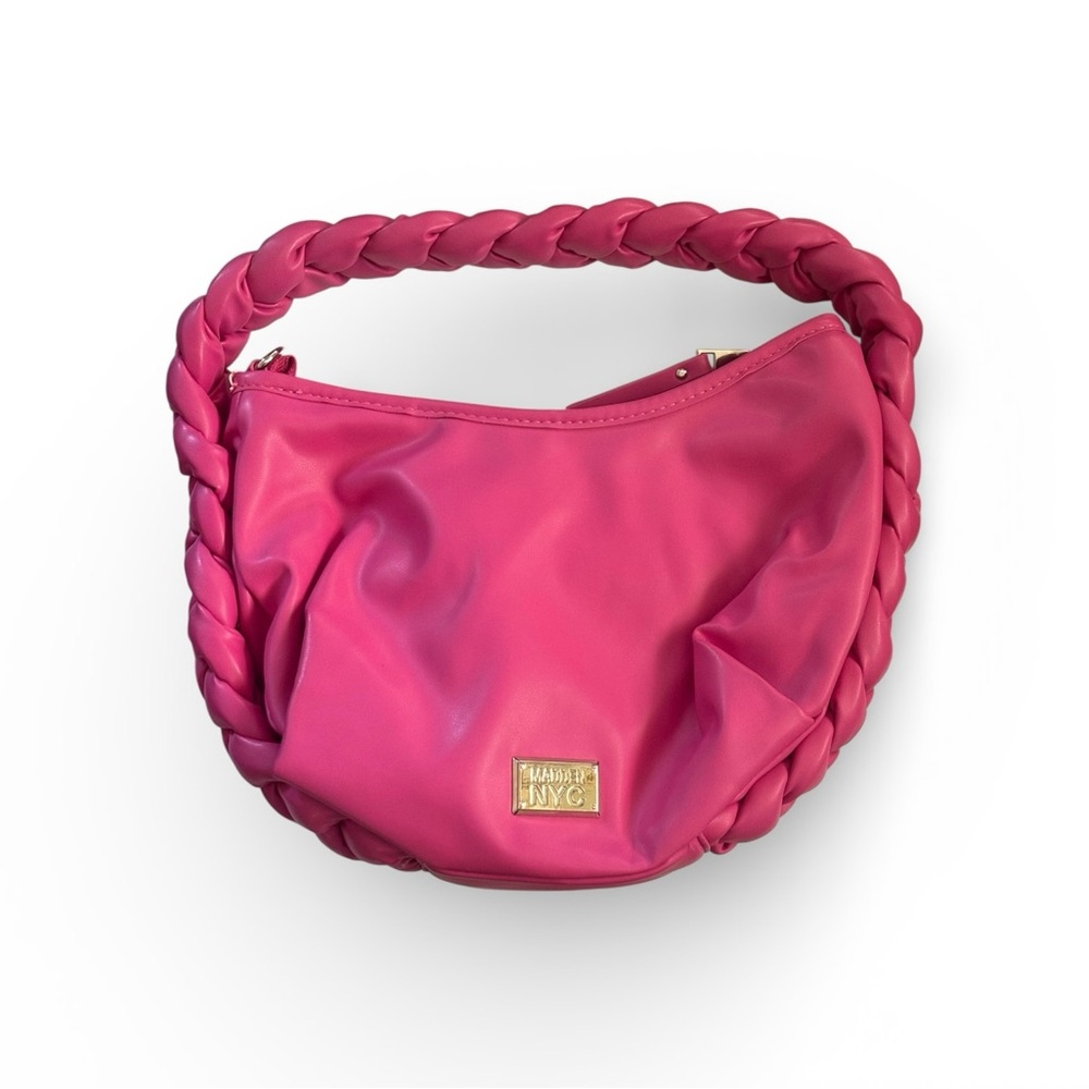 Steve Madden Pink Braided Shoulder Bag - like new